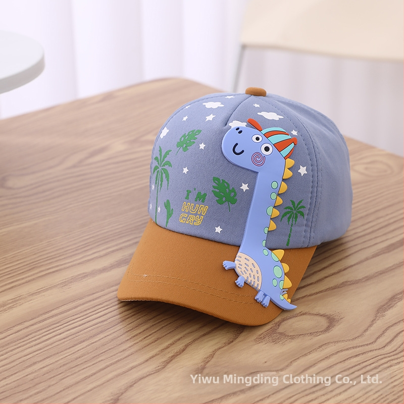 L126 Dječja kapa Proljeće 2023. Modna zapadnjačka bejzbolska kapa s dinosaurima za dječake i djevojčice