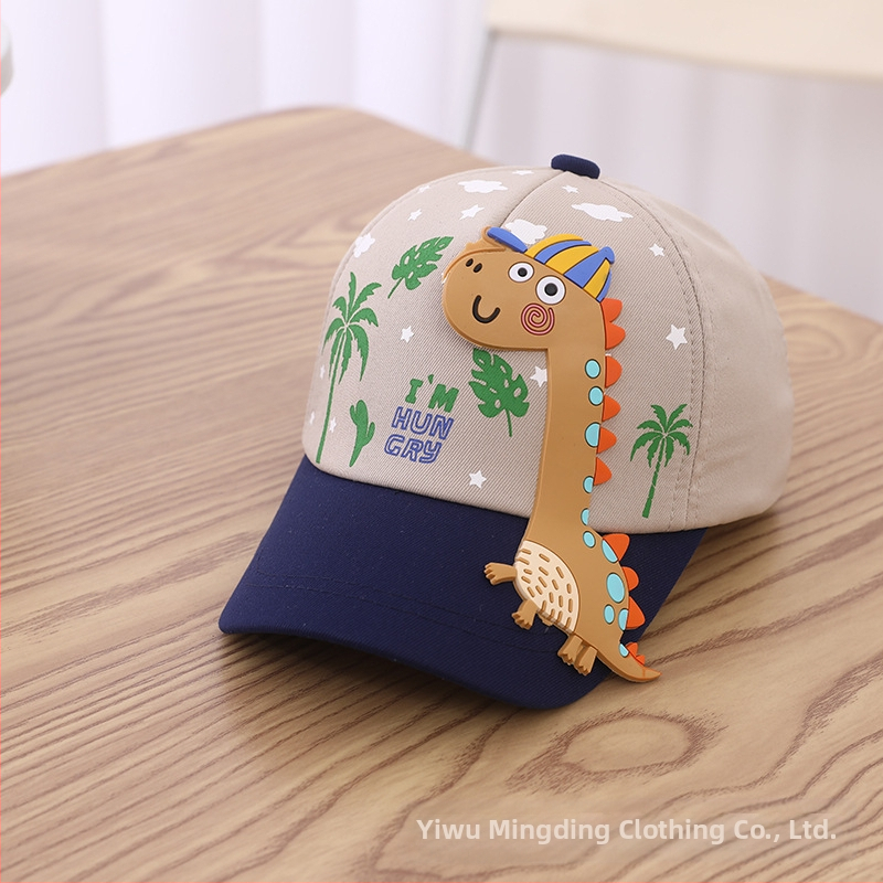 L126 Dječja kapa Proljeće 2023. Modna zapadnjačka bejzbolska kapa s dinosaurima za dječake i djevojčice