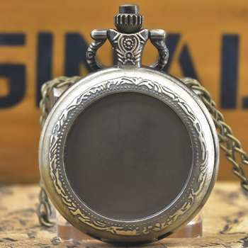 Klassikaline retro pronksist mälestuskell keskmise suurusega kaardiga moeehted aksessuaarid DIY kella pea rippuv kella ripats hulgimüük