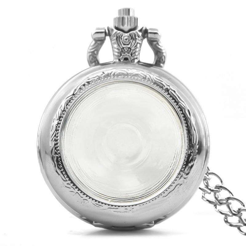 Klassikaline retro pronksist mälestuskell keskmise suurusega kaardiga moeehted aksessuaarid DIY kella pea rippuv kella ripats hulgimüük