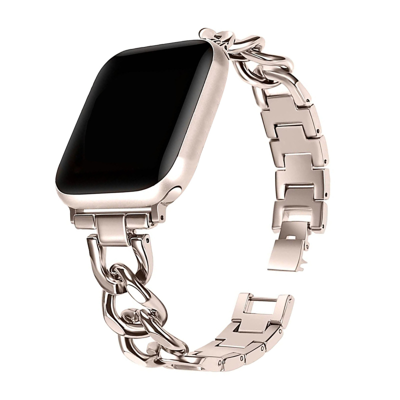 Sobib Apple Watchile Väike Chaneli stiilis roostevabast terasest Apple`i rihm Teksakett Metallist Apple`i rihm