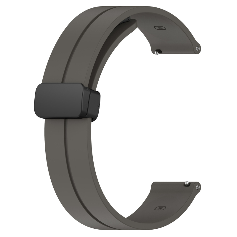 Huawei Samsung Smart Watch 20/22 mm-es univerzális összecsukható mágneses csattal ellátott szilikon szíj