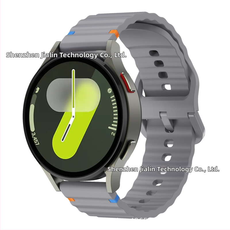 Za Samsung watch765 Wavy Stitch 20mm silikonski remen za sat Huawei 22mm silikonski remen za zglob s kopčom u boji
