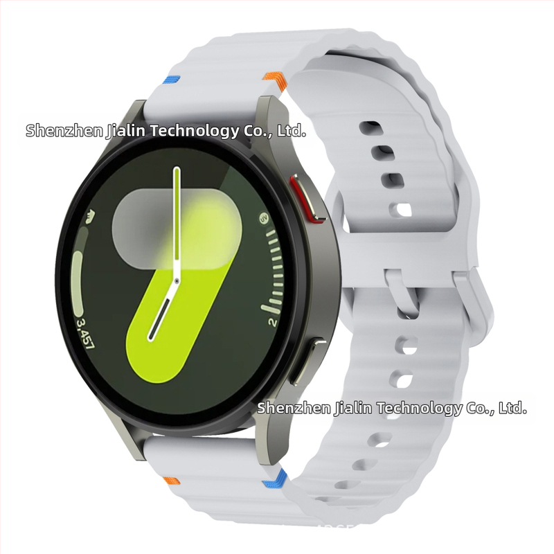 Za Samsung watch765 Wavy Stitch 20mm silikonski remen za sat Huawei 22mm silikonski remen za zglob s kopčom u boji