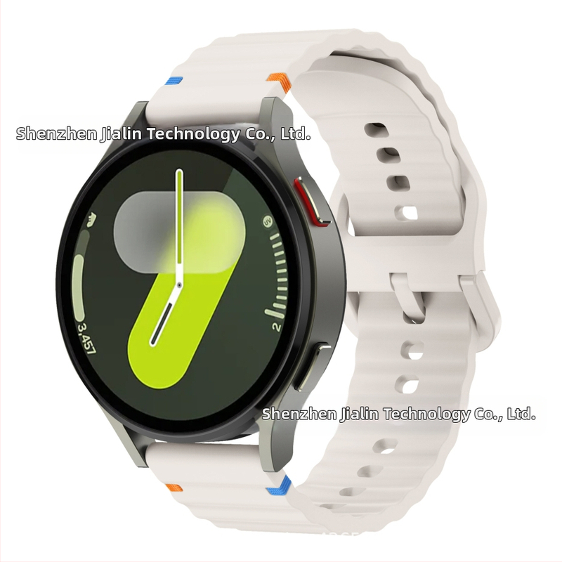 Za Samsung watch765 Wavy Stitch 20mm silikonski remen za sat Huawei 22mm silikonski remen za zglob s kopčom u boji