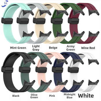 Κατάλληλο για ρολόι Google Watch Pixel2, μονόχρωμο, μαγνητικό λουράκι με πτυσσόμενη αγκράφα, λουράκι Google Watch για αναψυχή και αθλητισμό