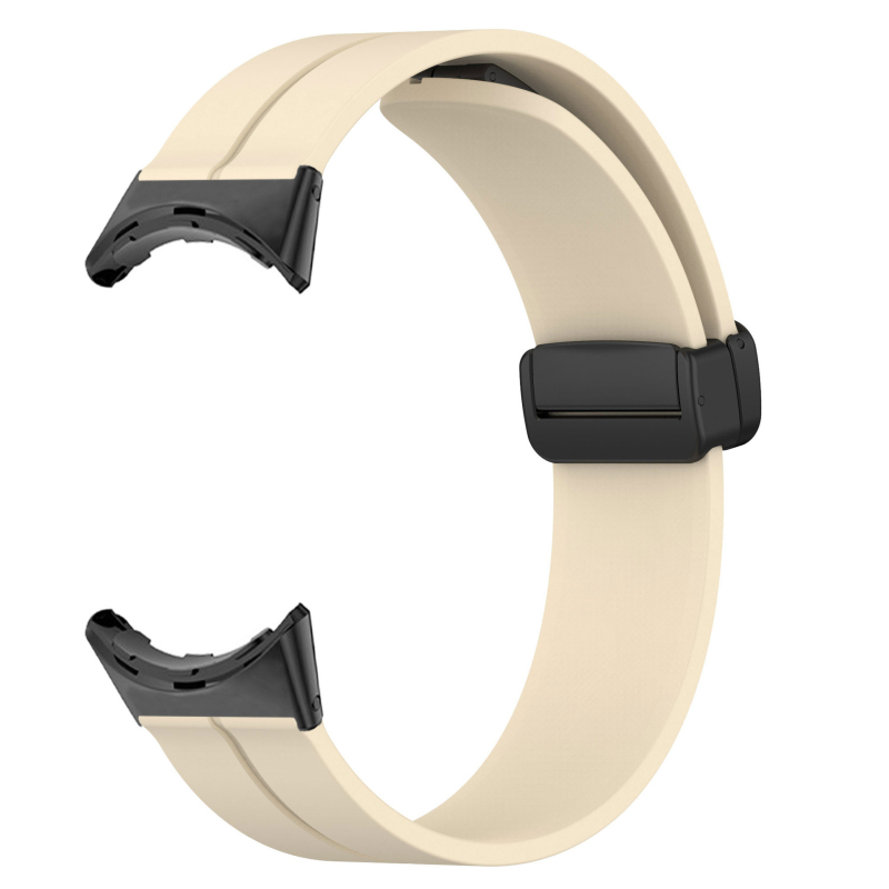 Sobib Google Watch Pixel 2 kellale, ühevärviline, magnetiline kokkupandav pandlaga rihm, Google Watch rihm vabaaja spordile