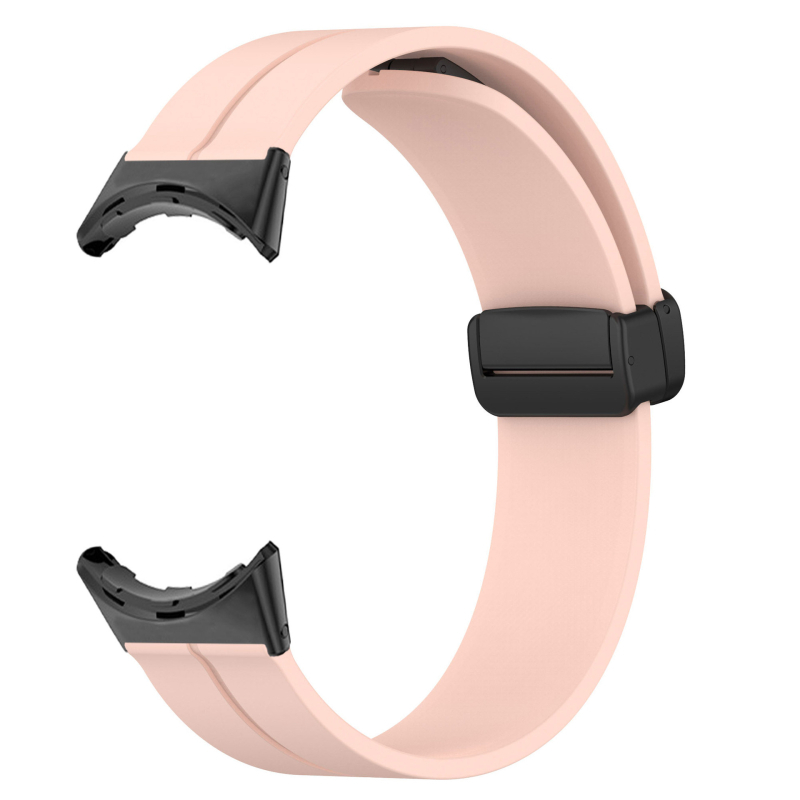Sobib Google Watch Pixel 2 kellale, ühevärviline, magnetiline kokkupandav pandlaga rihm, Google Watch rihm vabaaja spordile