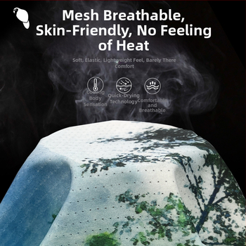 Xunhui maagiline pearätt õues ratsutamismask päikesekaitse hingav jääsiidist võrgust näorätik jooksupritsmega õmblusteta pearätt