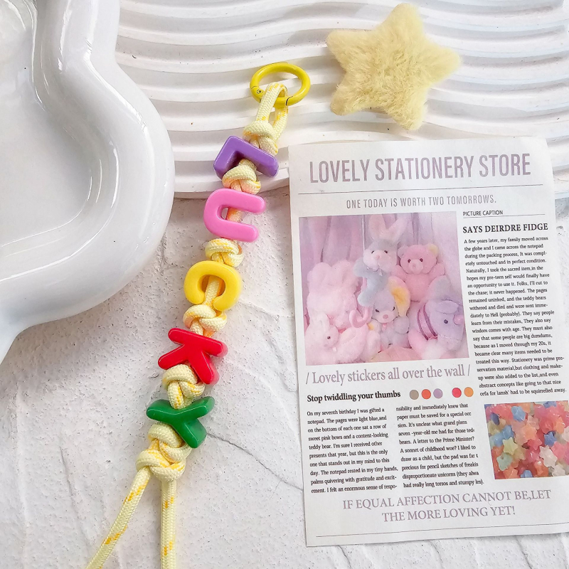 Τσάντα Miu με χάντρες από ντοπαμίνη και υφαντό σχοινί, κρεμαστή τσάντα με χάντρες και εκρηκτικά χρώματα, μενταγιόν