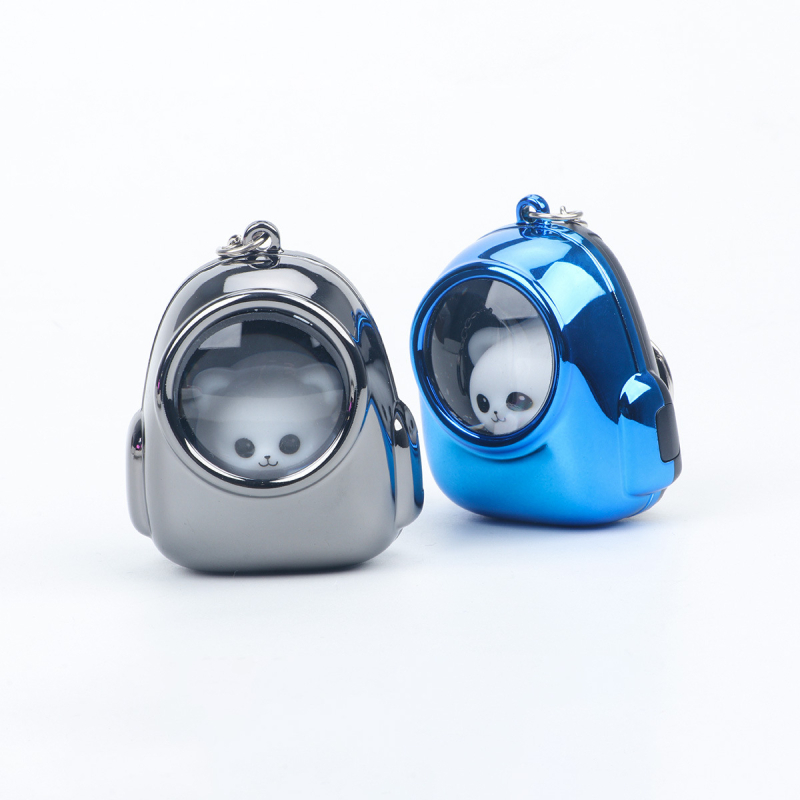 Nauja „Žvaigždėto dangaus“ kuprinė, šviečianti, astronauto, raktų pakabukas, meškiuko, madingas, išskirtinis, lėlių poros krepšys, pakabukas