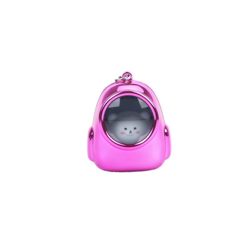 Nauja „Žvaigždėto dangaus“ kuprinė, šviečianti, astronauto, raktų pakabukas, meškiuko, madingas, išskirtinis, lėlių poros krepšys, pakabukas