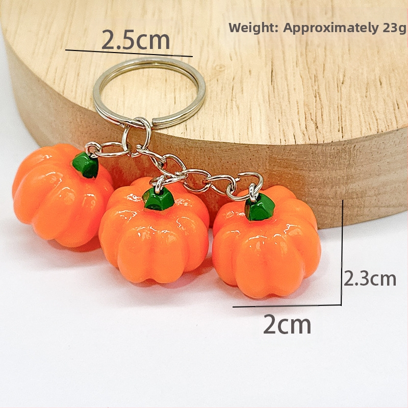 Simulatsioonivaigust armas väike ripats kõrvitsast hurmaa tomati võtmehoidja kott mobiiltelefoni video armas kaunistus