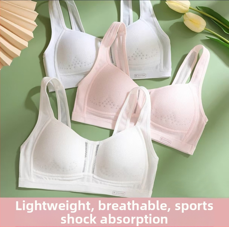 Võrgust hingav arendav spordirinnahoidja tüdrukutele, vest keskkooliõpilaste aluspesu keskkooliõpilaste mugav rinnahoidja