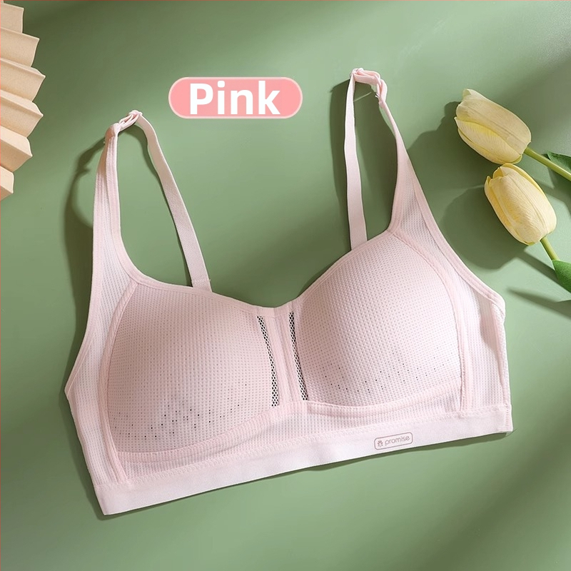 Võrgust hingav arendav spordirinnahoidja tüdrukutele, vest keskkooliõpilaste aluspesu keskkooliõpilaste mugav rinnahoidja