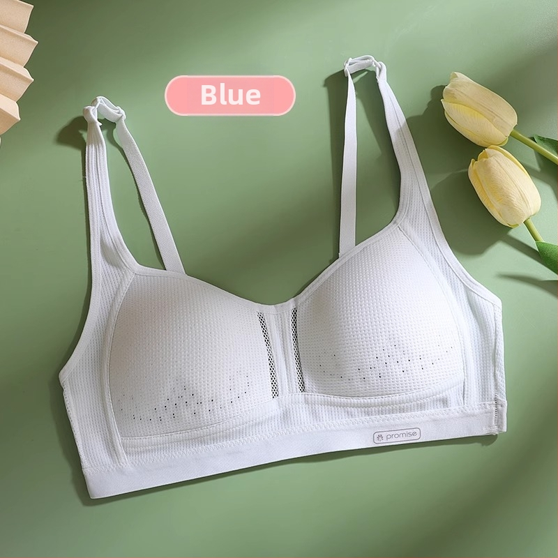 Võrgust hingav arendav spordirinnahoidja tüdrukutele, vest keskkooliõpilaste aluspesu keskkooliõpilaste mugav rinnahoidja