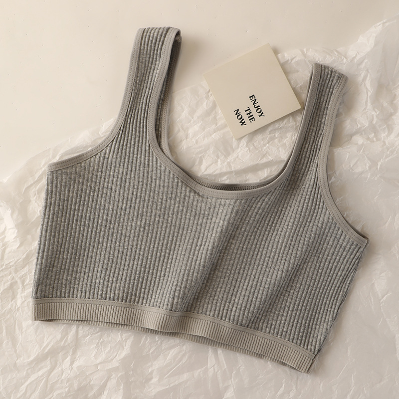 Razvojni dvoslojni prsluk za djevojčice od 7 do 15 godina, donje rublje za učenice osnovnih škola, učenice srednjih škola, pamučni grudnjak s grudnjakom protiv bulina