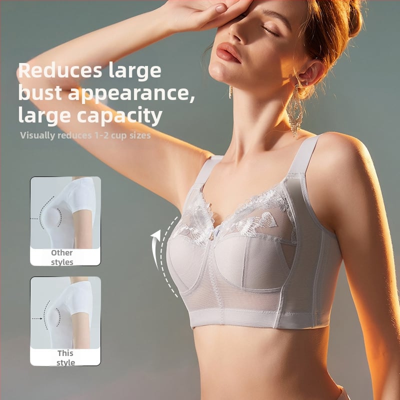 Ново бельо за жени без халки, ултратънко пухкаво момиче, сутиен с пълна чашка, голям гръден кош, малък, регулируем сутиен