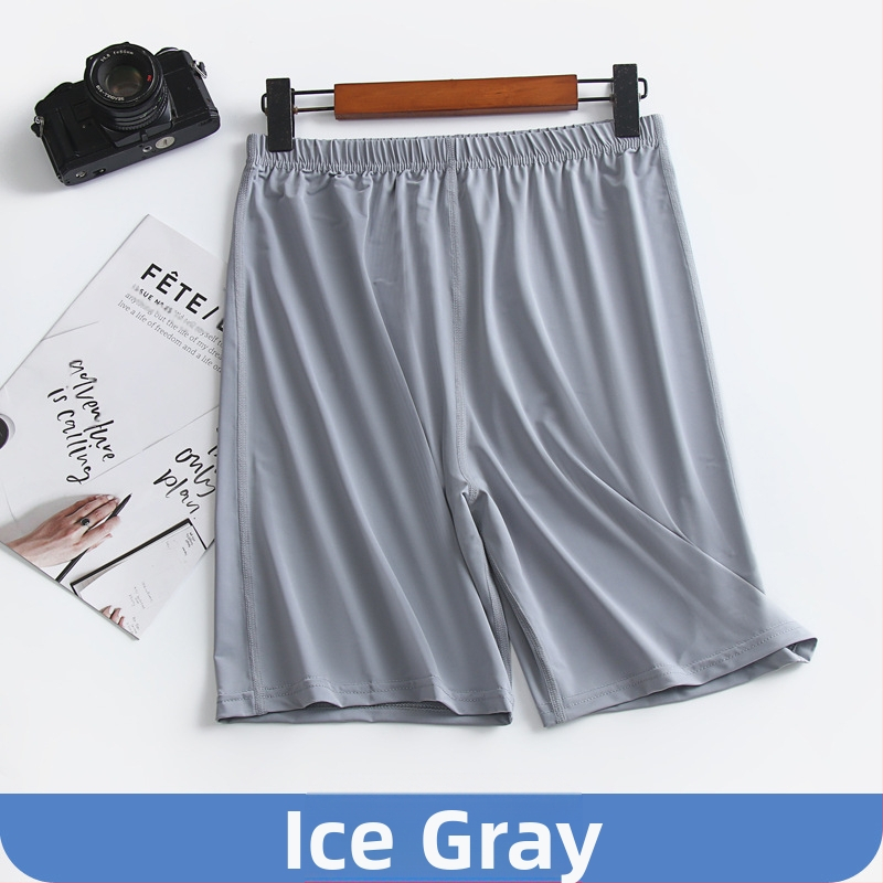 [Vedel jääsiid] Suvised uued üliõhukesed meeste kodupüksid pidžaamapüksid hingavad jahedad elastsed rannapüksid