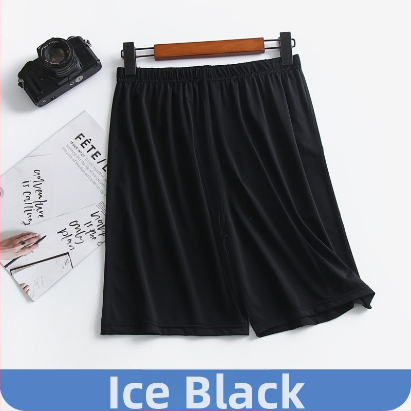 [Vedel jääsiid] Suvised uued üliõhukesed meeste kodupüksid pidžaamapüksid hingavad jahedad elastsed rannapüksid