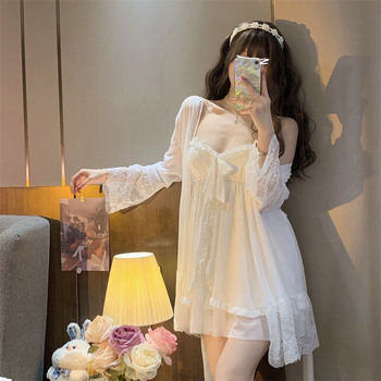Νυχτικό Γυναικείο Καλοκαιρινό Sling Νέα Πιτζάμα Πριγκίπισσας Δαντέλα Σέξι Pure Desire Δύο Τεμαχίων Ρούχα Σπιτιού Χονδρική