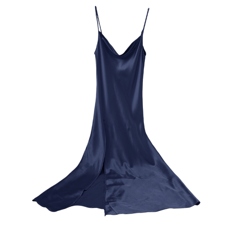 Tehase pidžaamad naiste suvine seksikas daamide jääsiidist öösärk varrukateta pikk hommikumantel simulatsiooniga siidist pruudi hommikukleit hulgimüük