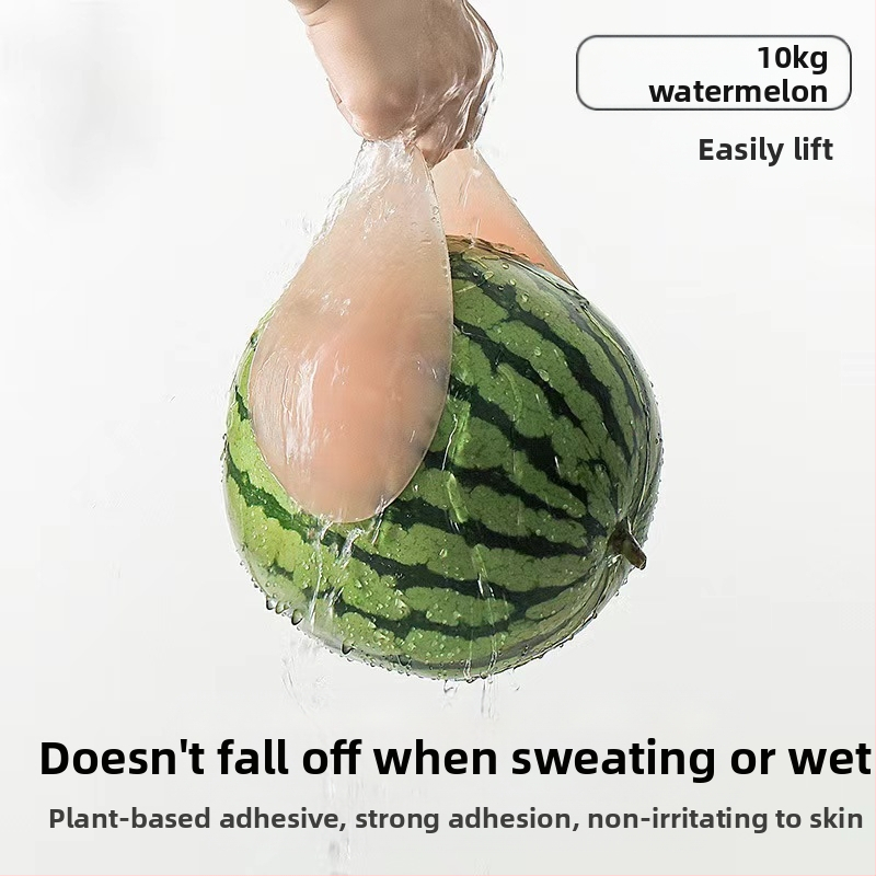 Невидим силиконов сутиен, удебелен, безшевен, без презрамки, специално бельо за сватбена рокля, секси пуш-ъп, безшевна кройка