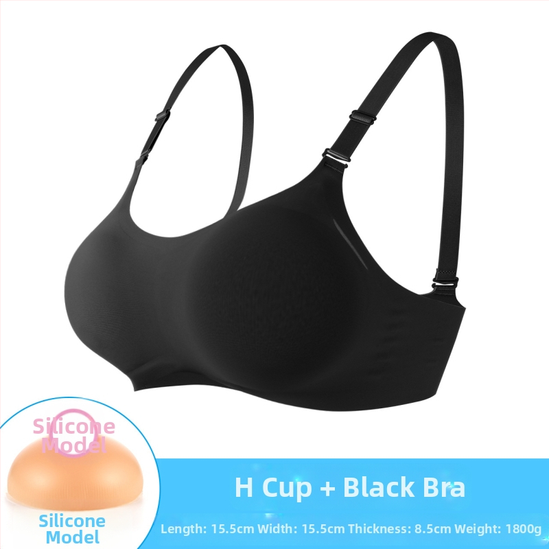 Speciali protezinė liemenėlė krūtų implantams įtvirtinti, realistiškos moteriškos netikros krūtys, itin didelis krūtinės artefaktas, „Cosplay“ silikoninis puskamuolys