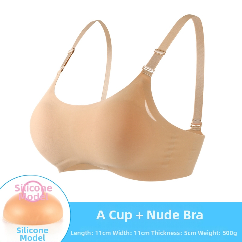 Speciali protezinė liemenėlė krūtų implantams įtvirtinti, realistiškos moteriškos netikros krūtys, itin didelis krūtinės artefaktas, „Cosplay“ silikoninis puskamuolys