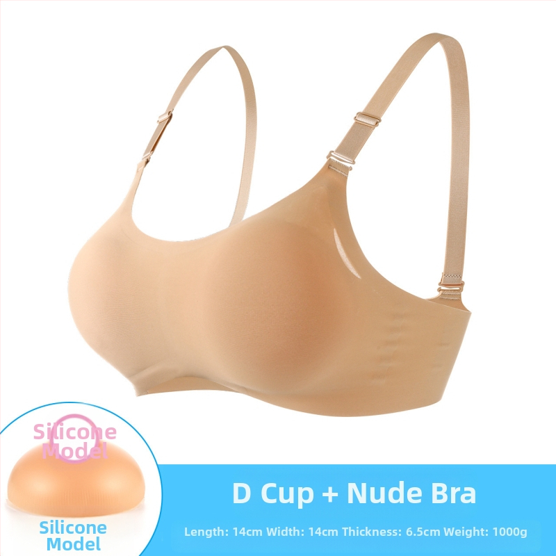 Speciali protezinė liemenėlė krūtų implantams įtvirtinti, realistiškos moteriškos netikros krūtys, itin didelis krūtinės artefaktas, „Cosplay“ silikoninis puskamuolys