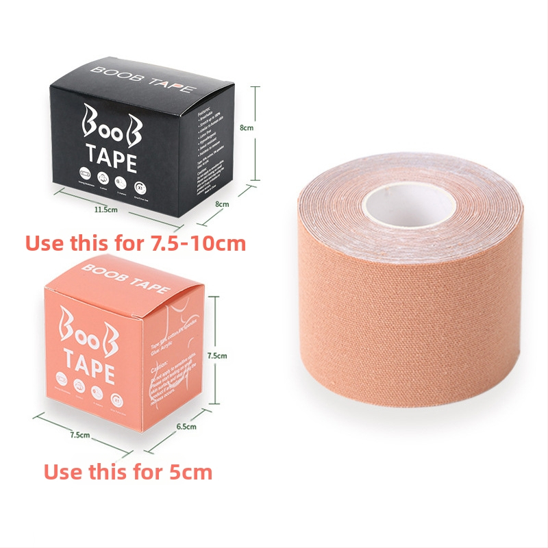 Többfunkciós láthatatlan mellemelő kötés, mellkasi rugalmas szövet viselési módszer szalag, Amazon