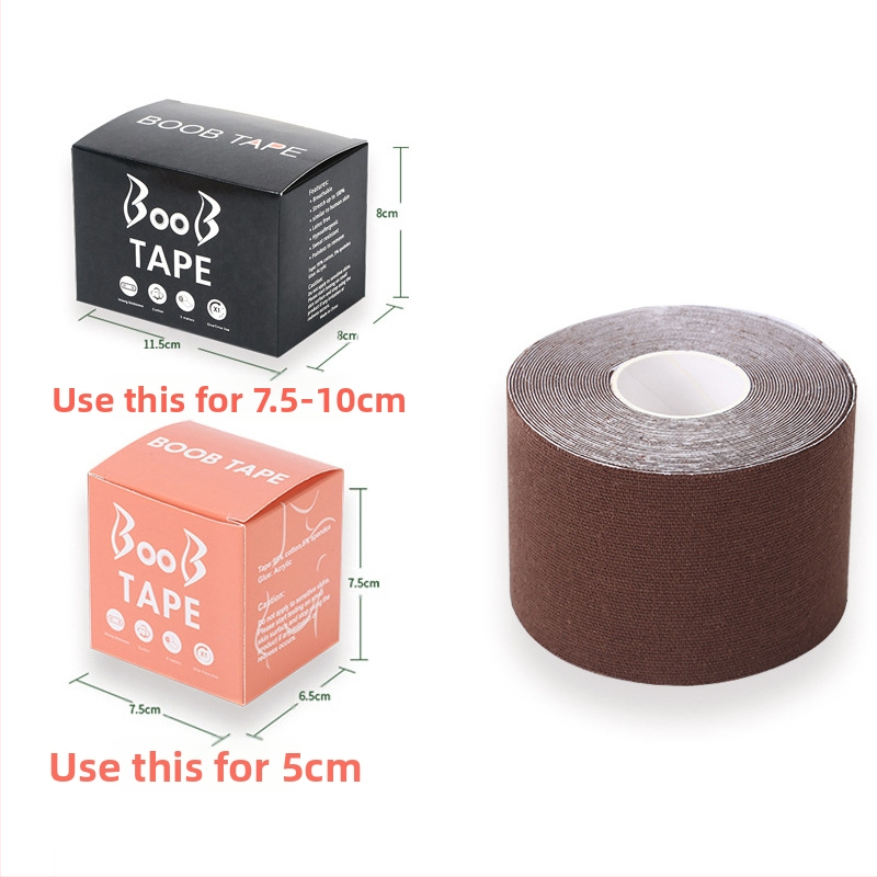 Többfunkciós láthatatlan mellemelő kötés, mellkasi rugalmas szövet viselési módszer szalag, Amazon