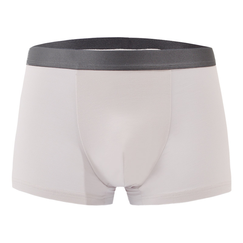 Donje rublje Muške bokserice od čistog pamuka do sredine struka, prozračne, jednobojne, od čistog pamuka, veleprodaja, dropshipping