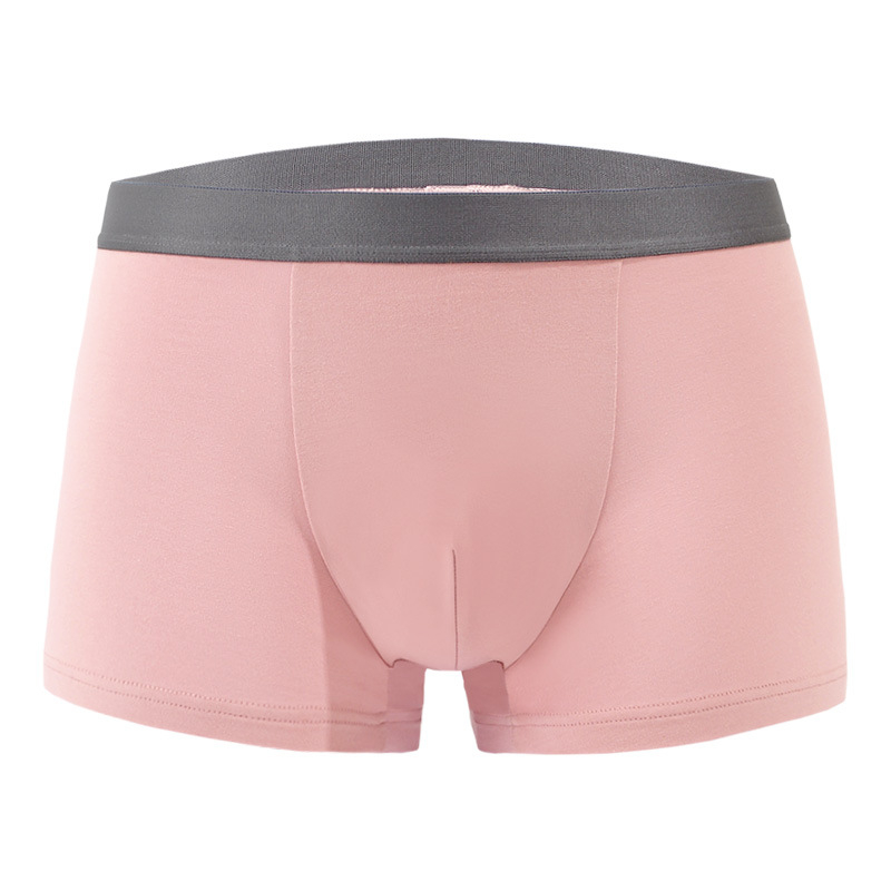 Donje rublje Muške bokserice od čistog pamuka do sredine struka, prozračne, jednobojne, od čistog pamuka, veleprodaja, dropshipping