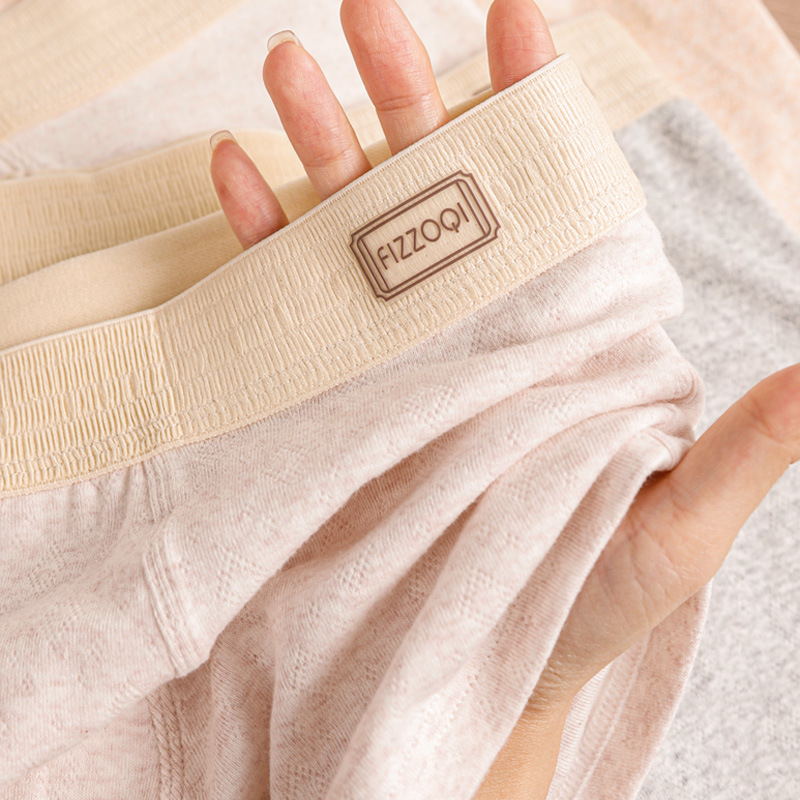 Jesensko-zimsko novo stilsko donje rublje od čistog pamuka s romboidnim uzorkom, sportsko, prozračno, bokserice za tinejdžere do sredine struka, moderno