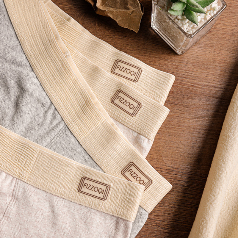 Jesensko-zimsko novo stilsko donje rublje od čistog pamuka s romboidnim uzorkom, sportsko, prozračno, bokserice za tinejdžere do sredine struka, moderno