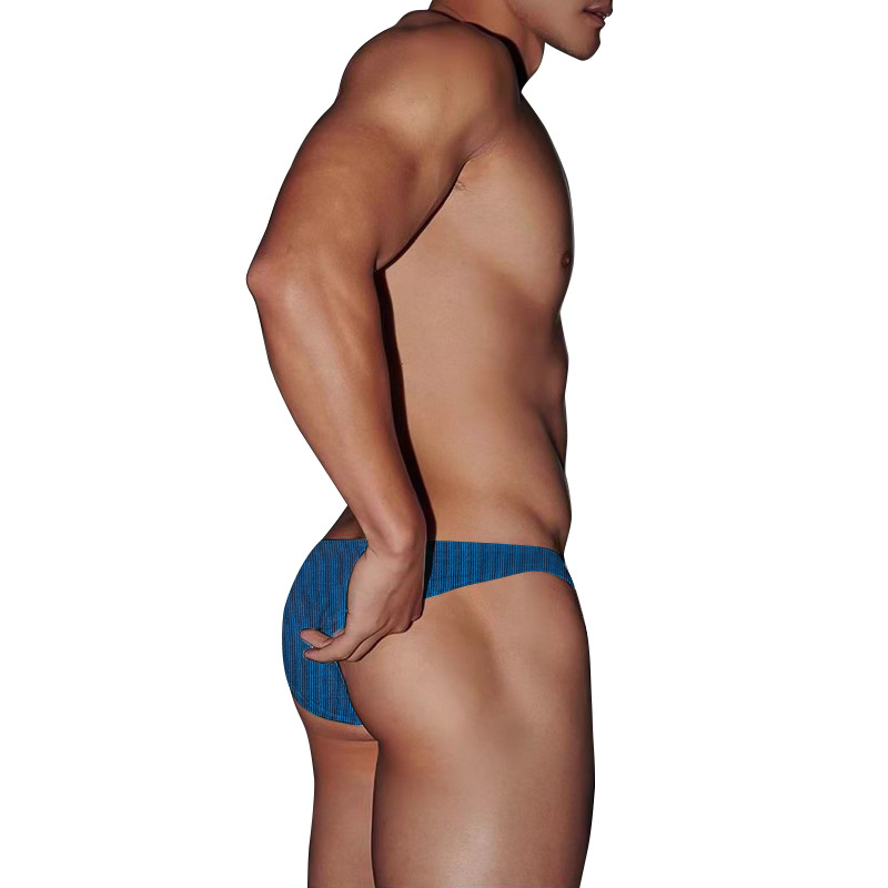 ADANNU tiesioginės transliacijos specialios briaunuotos sportinės kelnaitės, didelė krepšys, žemas juosmuo, seksualūs vyriški apatiniai AD7112