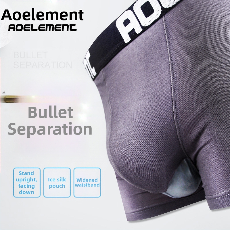 Muško donje rublje Bullet Separate Donje rublje Muške bokserice s konveksnim džepom, prozračne, veleprodaja, bokserice za skrotum do sredine struka