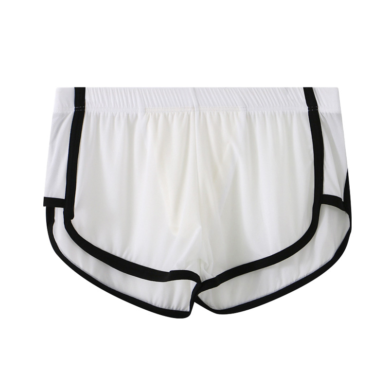 „Zhongshan“ apatiniai vyriški „Aro“ kelnės, vasarinės, ledo šilko, itin ploni, tinkliniai, sportiniai apatiniai, vyriški laisvi namų šortai.