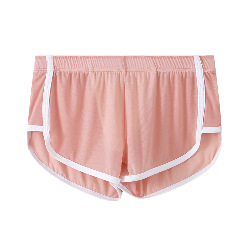 „Zhongshan“ apatiniai vyriški „Aro“ kelnės, vasarinės, ledo šilko, itin ploni, tinkliniai, sportiniai apatiniai, vyriški laisvi namų šortai.