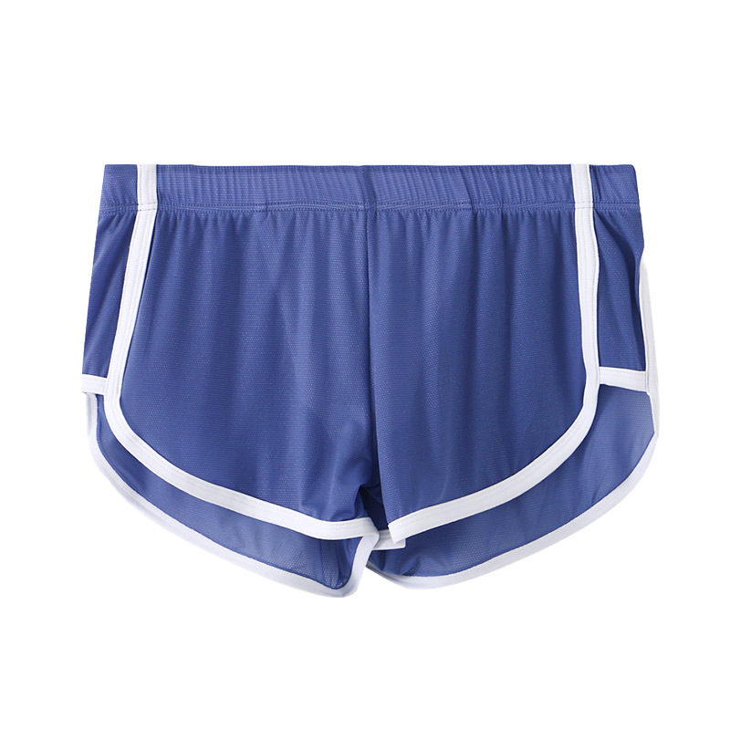 „Zhongshan“ apatiniai vyriški „Aro“ kelnės, vasarinės, ledo šilko, itin ploni, tinkliniai, sportiniai apatiniai, vyriški laisvi namų šortai.