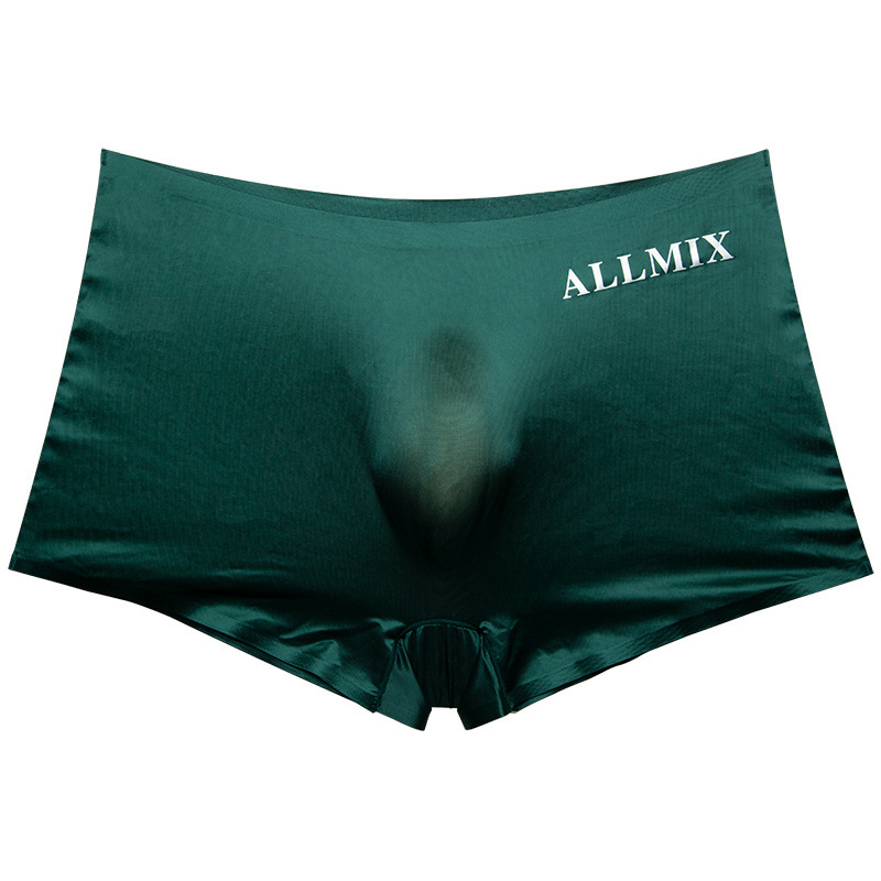 Prekogranična vanjska trgovina 3D konveksna torba seksi slova prozirna ledena svila tanko muško donje rublje bokserice kratke hlače glava