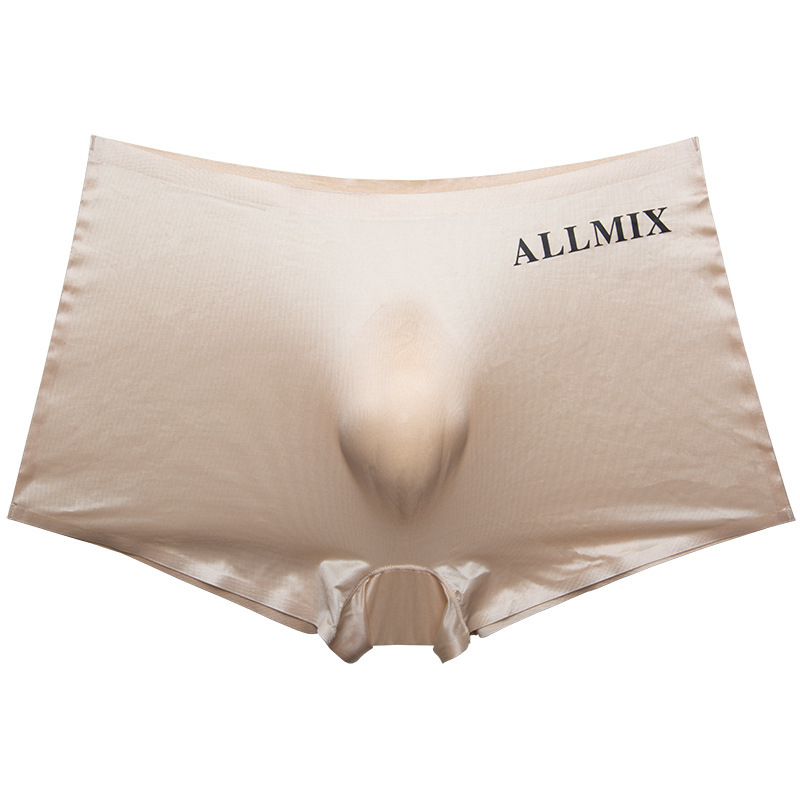 Prekogranična vanjska trgovina 3D konveksna torba seksi slova prozirna ledena svila tanko muško donje rublje bokserice kratke hlače glava