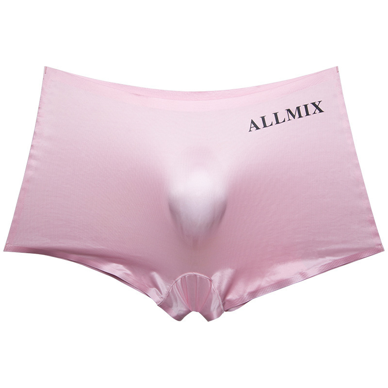 Prekogranična vanjska trgovina 3D konveksna torba seksi slova prozirna ledena svila tanko muško donje rublje bokserice kratke hlače glava