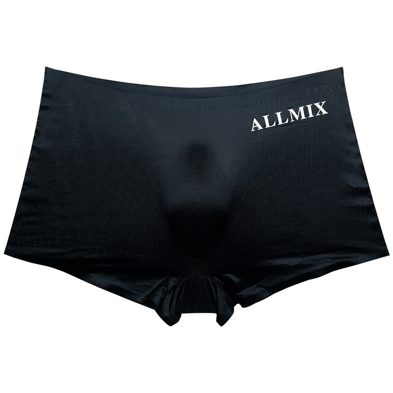 Prekogranična vanjska trgovina 3D konveksna torba seksi slova prozirna ledena svila tanko muško donje rublje bokserice kratke hlače glava