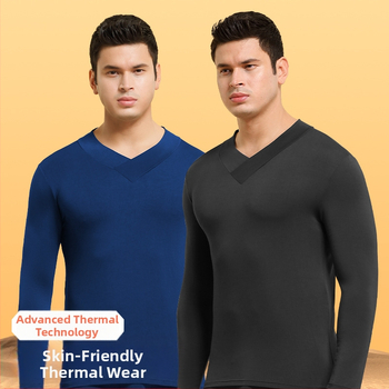 Meeste sügisriided Kõrge kraega ühes tükis soe meeste külmakindel aluspesu Õhuke alussärk Slim-fit pealisriided sügis ja talv