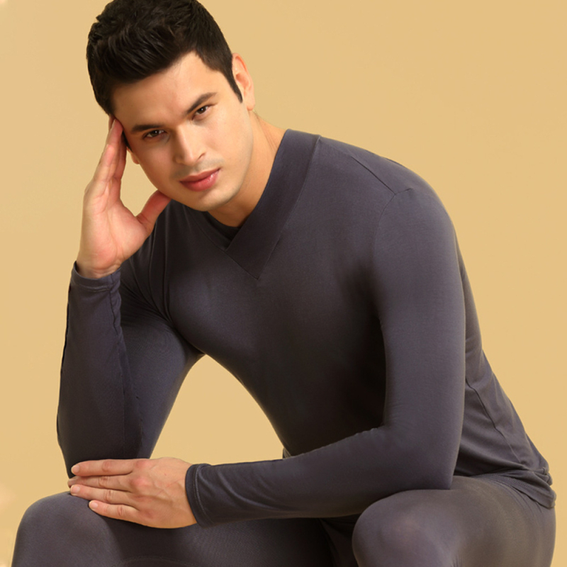 Meeste sügisriided Kõrge kraega ühes tükis soe meeste külmakindel aluspesu Õhuke alussärk Slim-fit pealisriided sügis ja talv