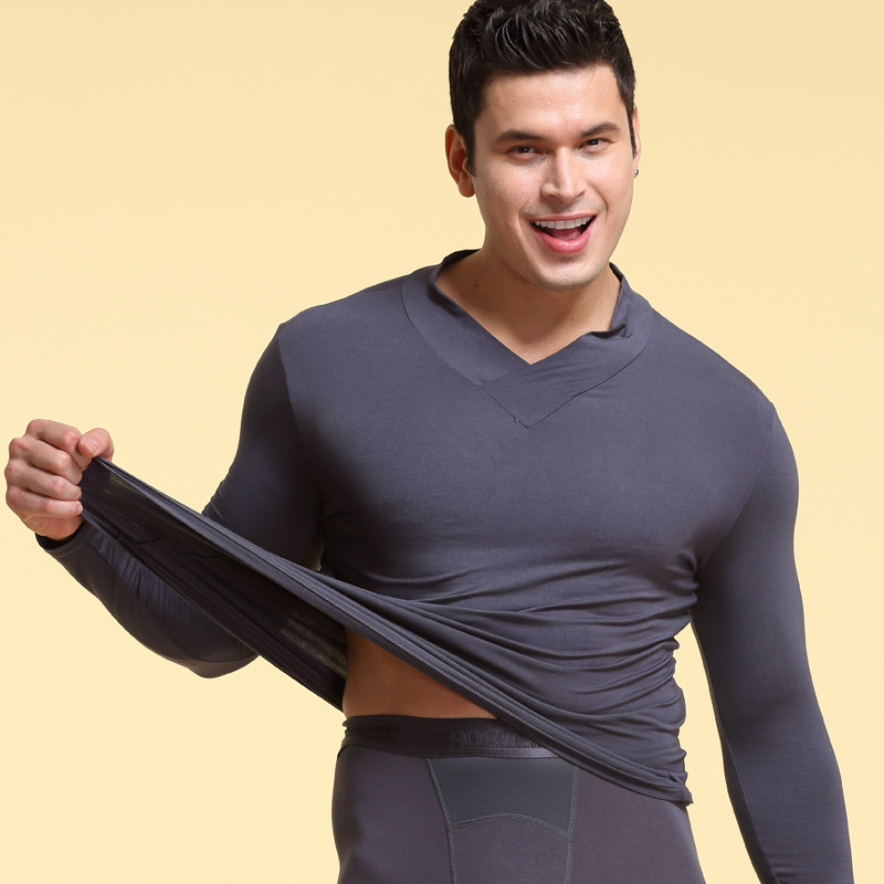 Meeste sügisriided Kõrge kraega ühes tükis soe meeste külmakindel aluspesu Õhuke alussärk Slim-fit pealisriided sügis ja talv