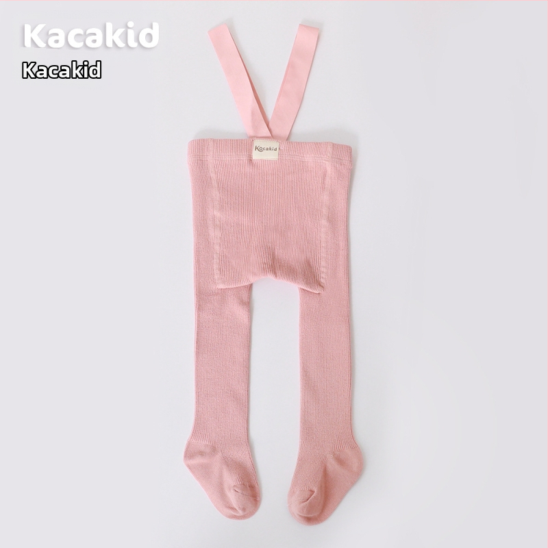 Prísny výber jarných a jesenných detských pančuchových nohavíc s vysokým pásom, chráničov brucha, popruhových nohavíc, jednofarebných legín