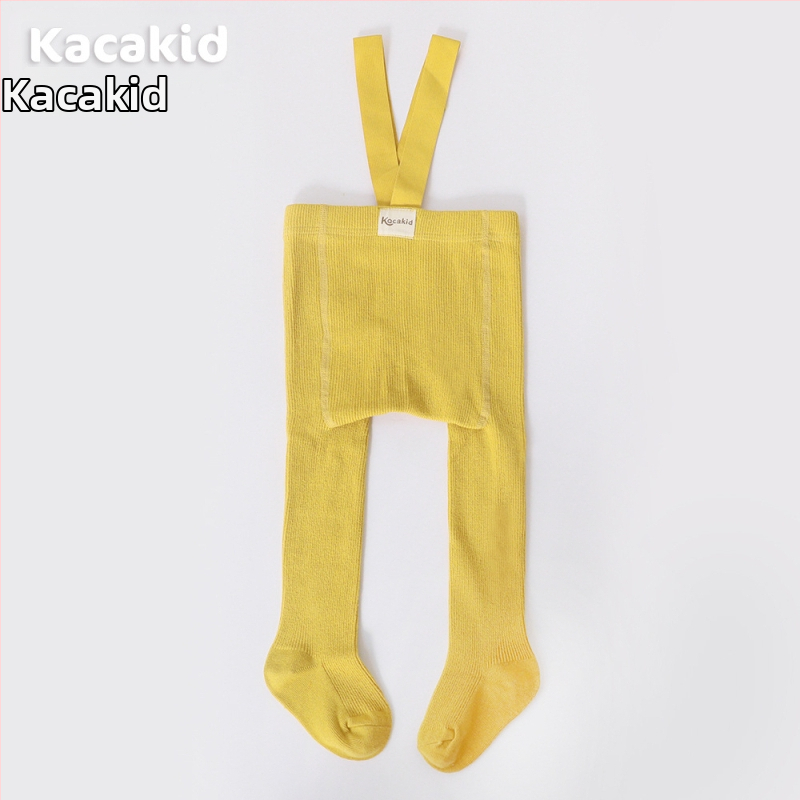 Prísny výber jarných a jesenných detských pančuchových nohavíc s vysokým pásom, chráničov brucha, popruhových nohavíc, jednofarebných legín